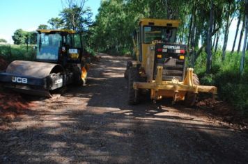 Foto - Estrada São João obra de recuperação