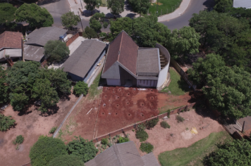 Foto - Administração Municipal acompanha o início das obras de ampliação da Capela Mortuária