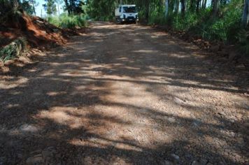 Foto - Estrada São João obra de recuperação