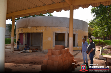 Foto - Administração Municipal visita obras em andamento no município