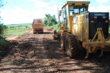 Foto - Estrada São João obra de recuperação