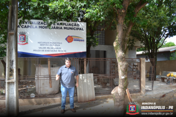 Foto - Administração Municipal visita obras em andamento no município