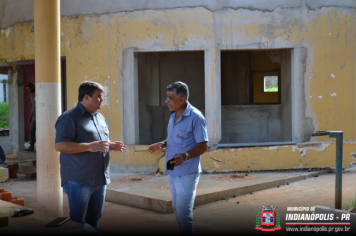 Foto - Administração Municipal visita obras em andamento no município