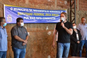 Foto - Indianópolis recebe a visita do Deputado Federal Zeca Dirceu