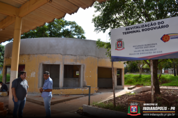 Foto - Administração Municipal visita obras em andamento no município