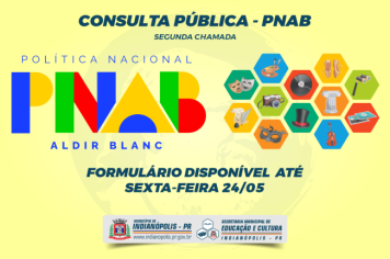 Consulta Pública PNAB - Segunda Chamada