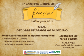 1º Festival de Poesia da AMENORTE