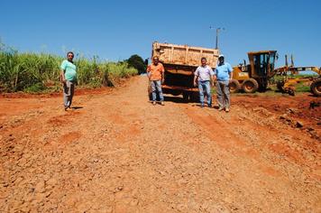 Obras de Recuperação na Estrada Santa Rita - Bairro Palmeirinha