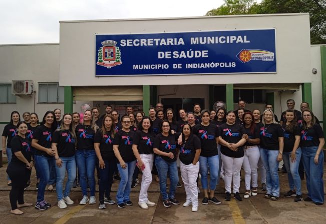 Indianópolis realiza a abertura oficial da Campanha Outubro Rosa