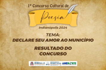 Secretaria Municipal de Educação e Cultura premia os alunos vencedores do 1ª Concurso de Poesia